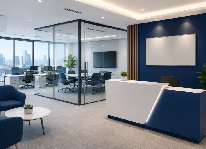 Office space in Deira with meeting room